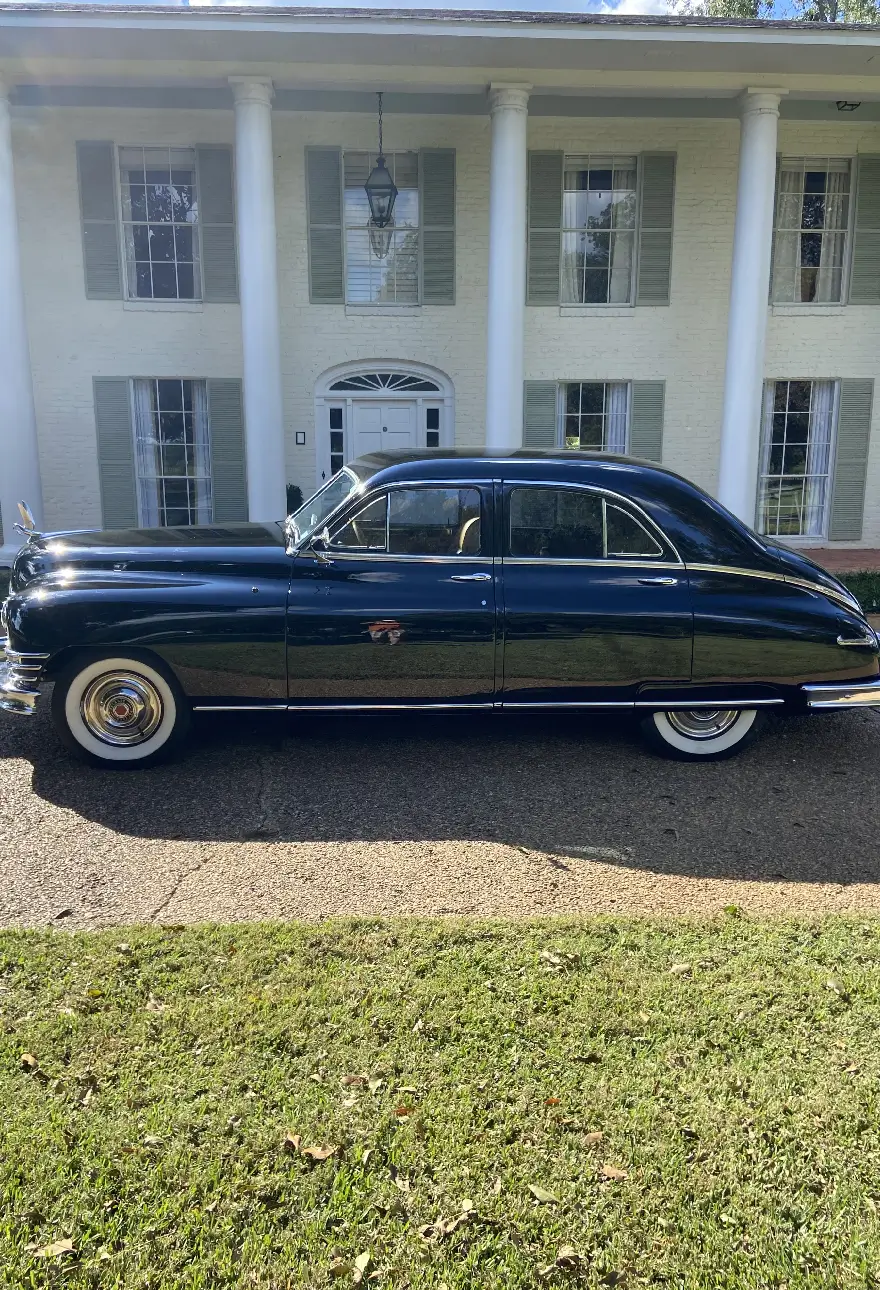 1949 Packard rear view with original back-up light restored